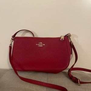 Beautiful red coach crossbody.